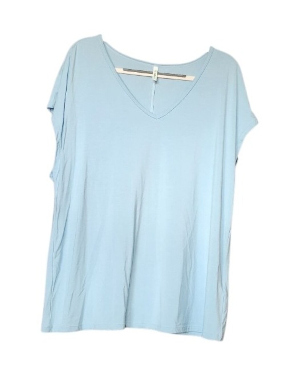 HALARA Light Blue V-Neck Tunic Tee